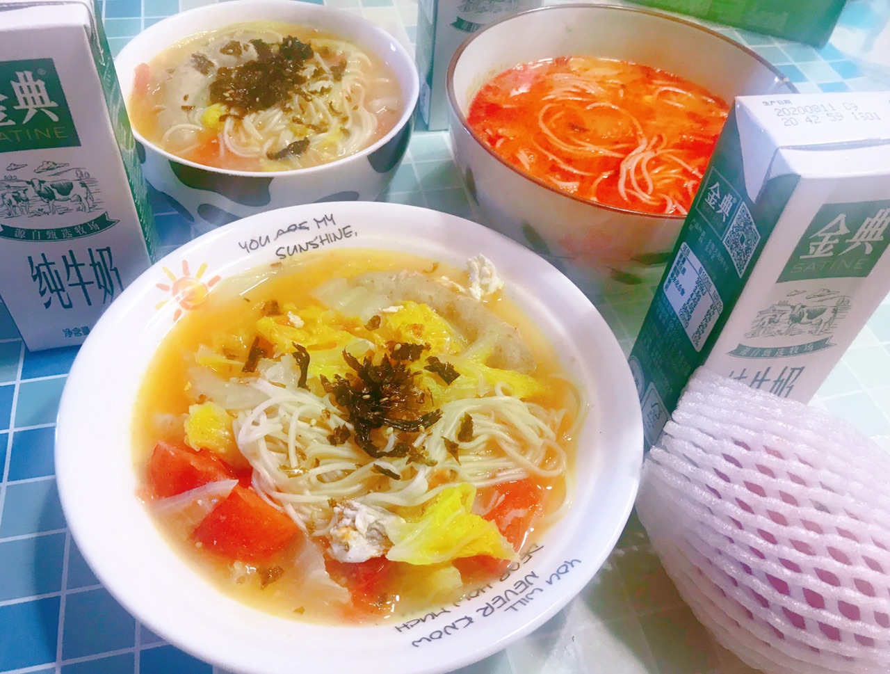 减脂藜麦汤面