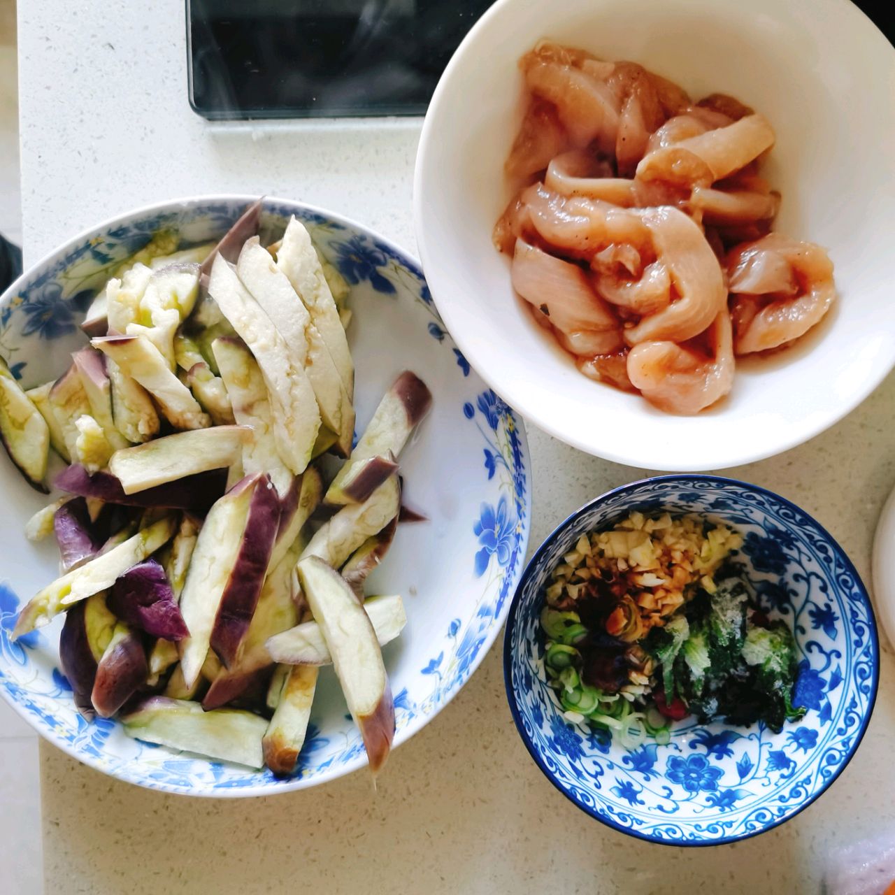 减脂期茄子鸡胸