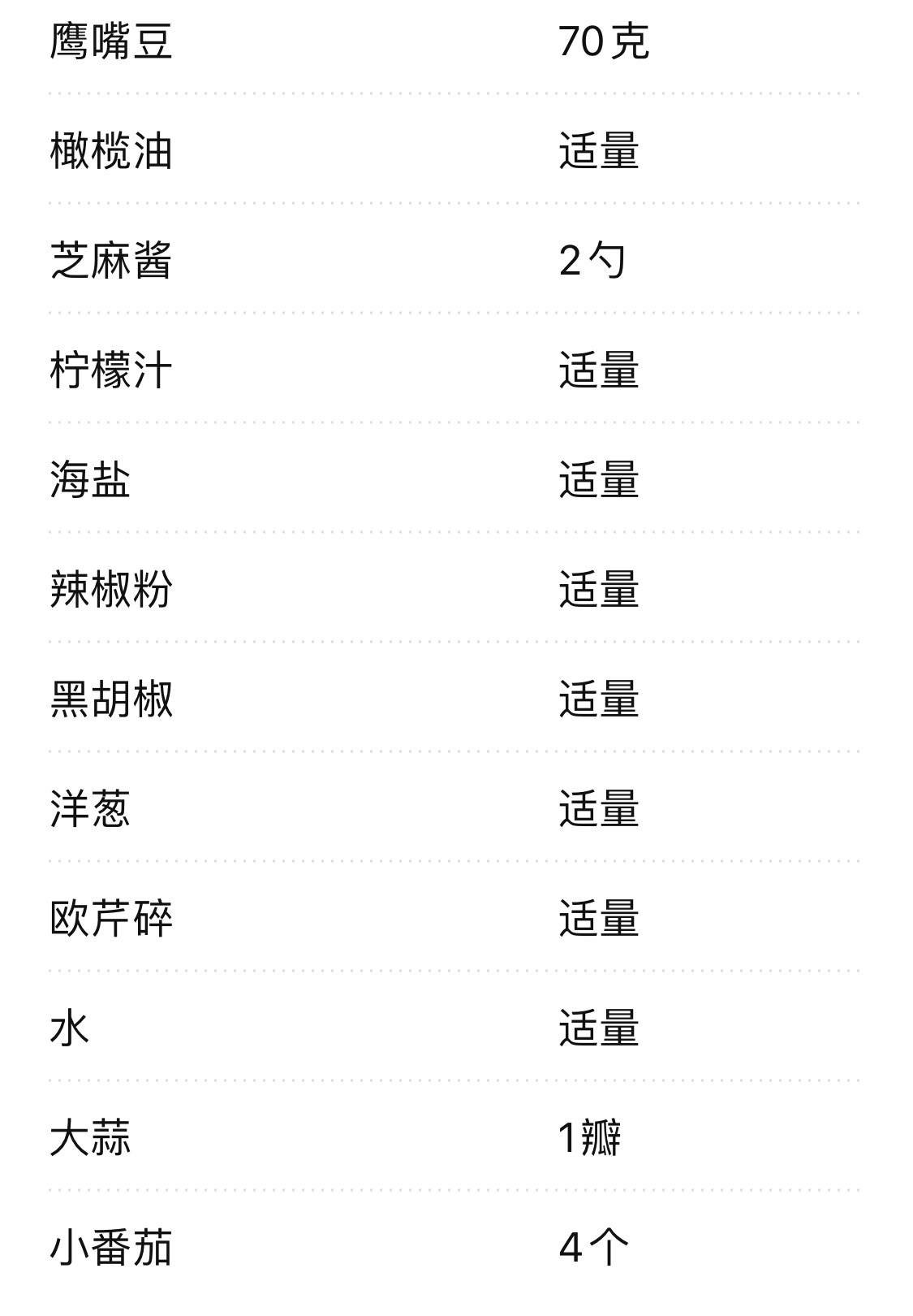 减脂鹰嘴豆沙拉～