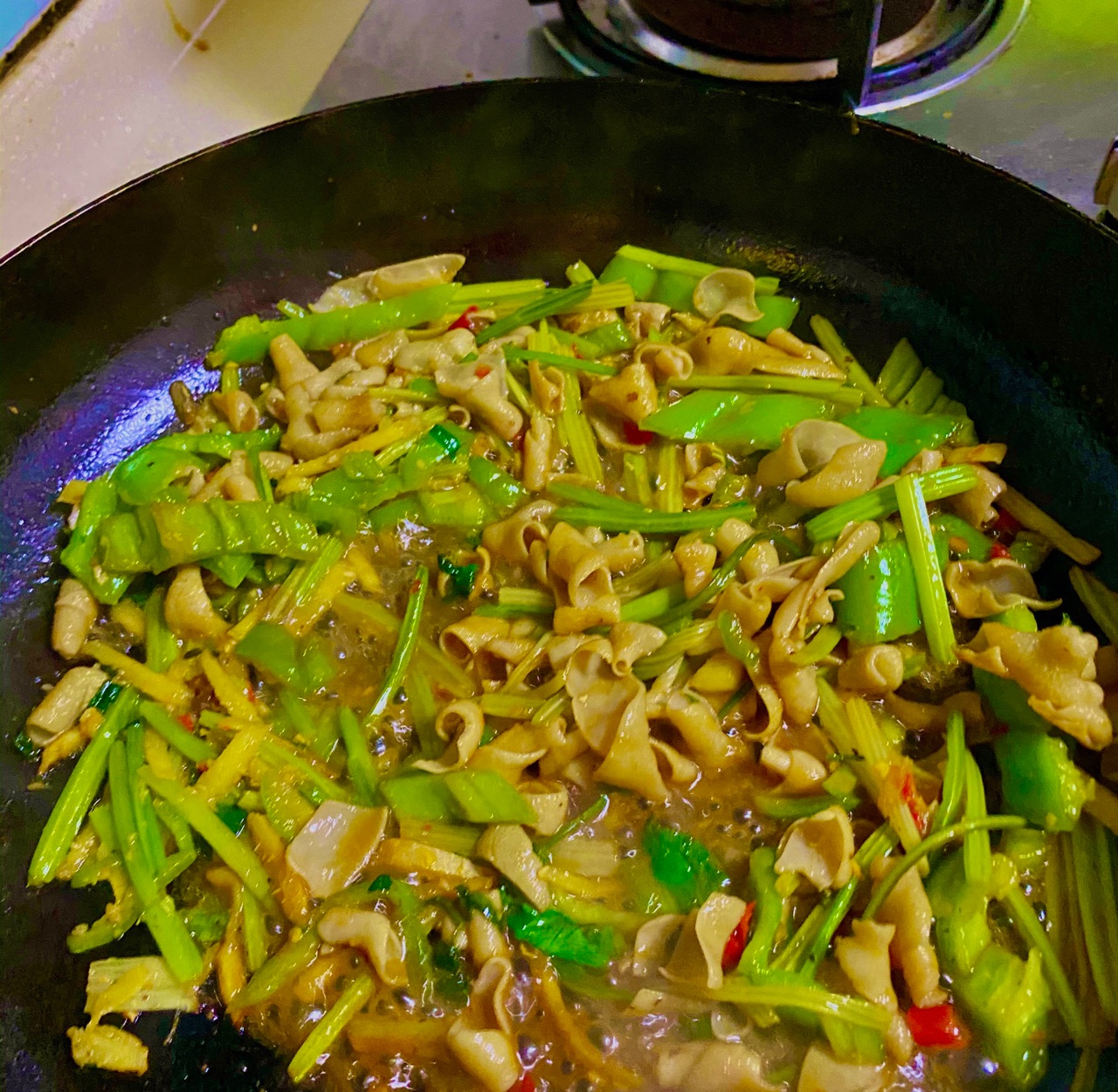 酱爆鸭肠（下饭菜）