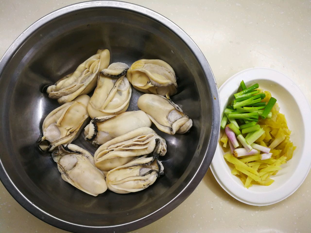 姜葱爆生蚝