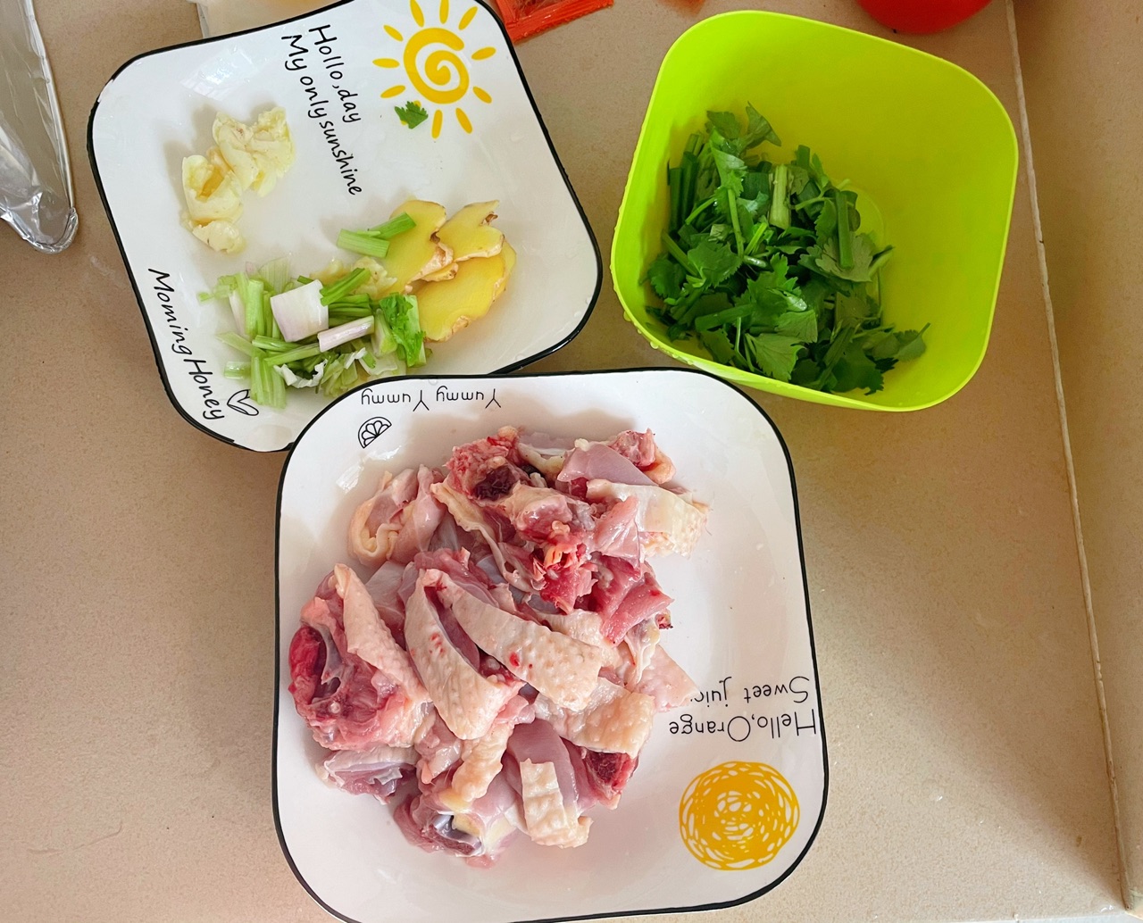 姜葱炒鸡（下饭菜）