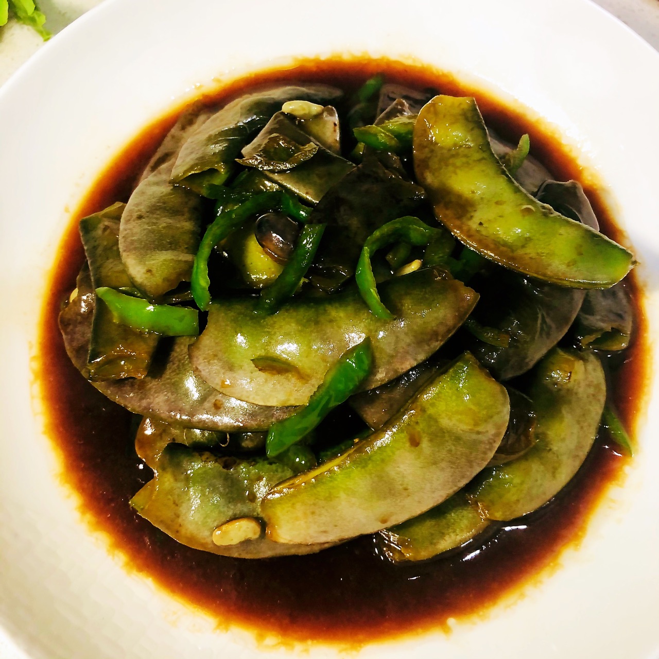 酱烧扁豆