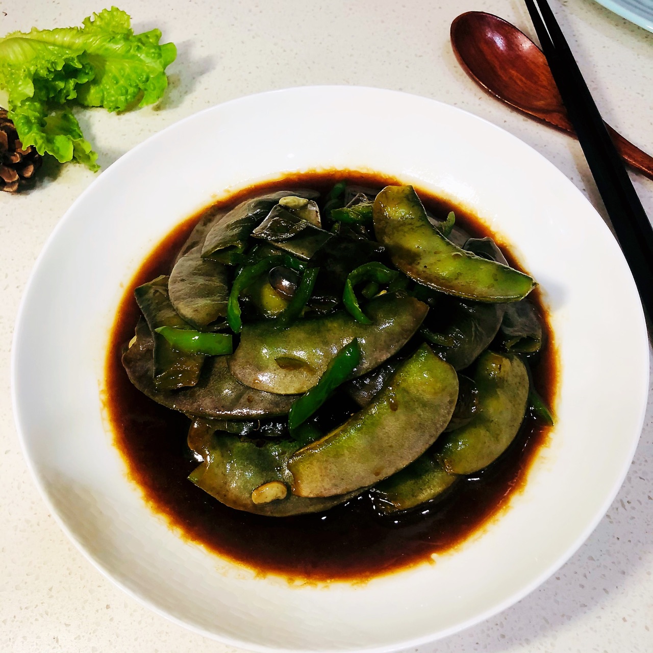 酱烧扁豆