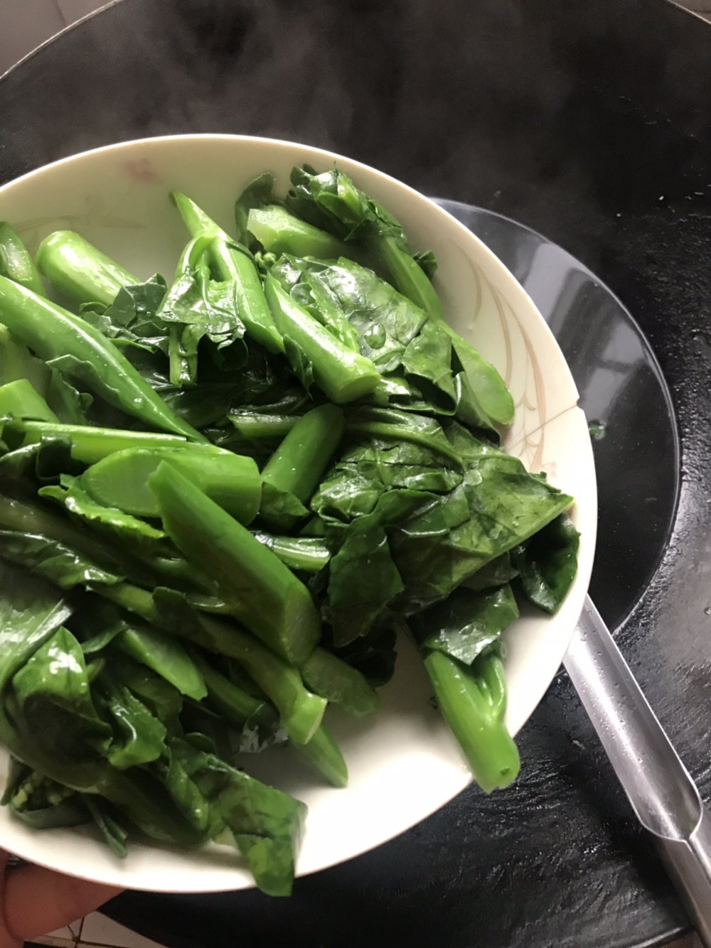 姜丝炒芥蓝