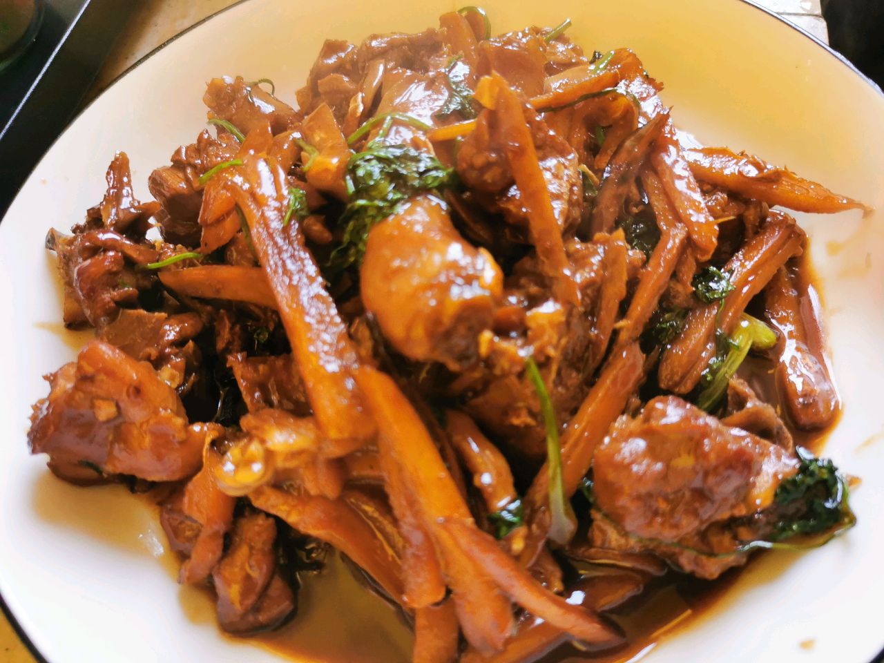 姜丝炒鸭肉