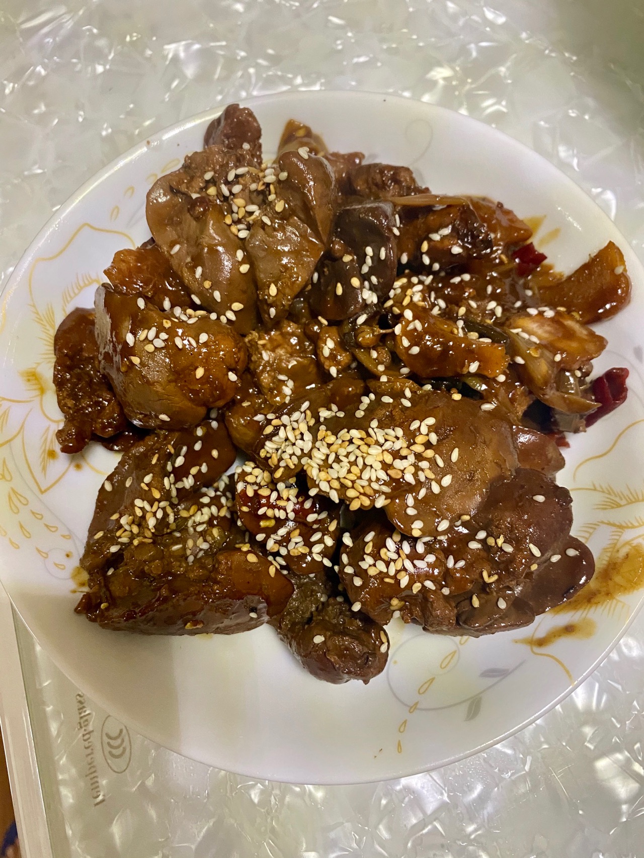 酱香卤鸡肝