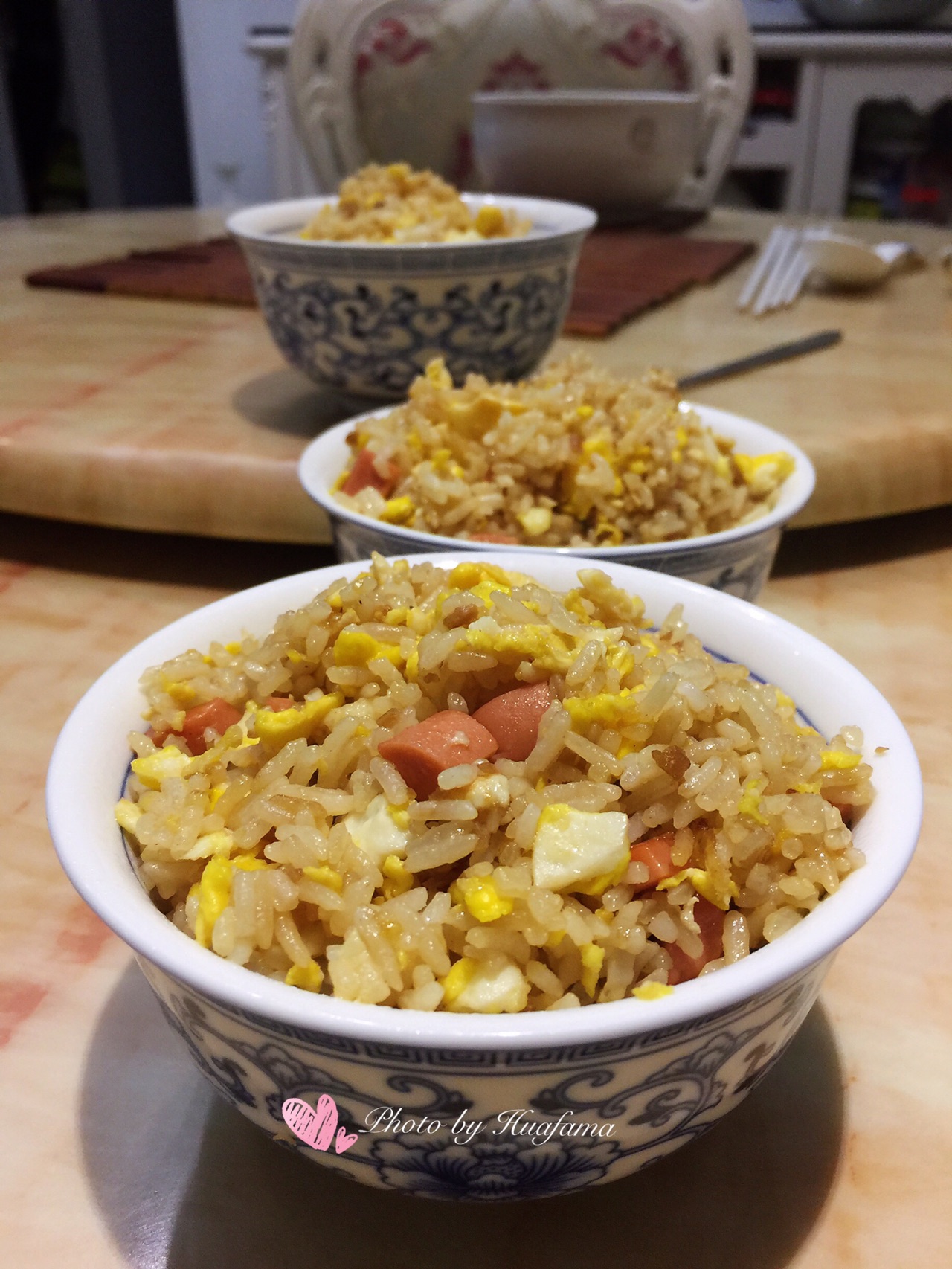 酱油蛋炒饭