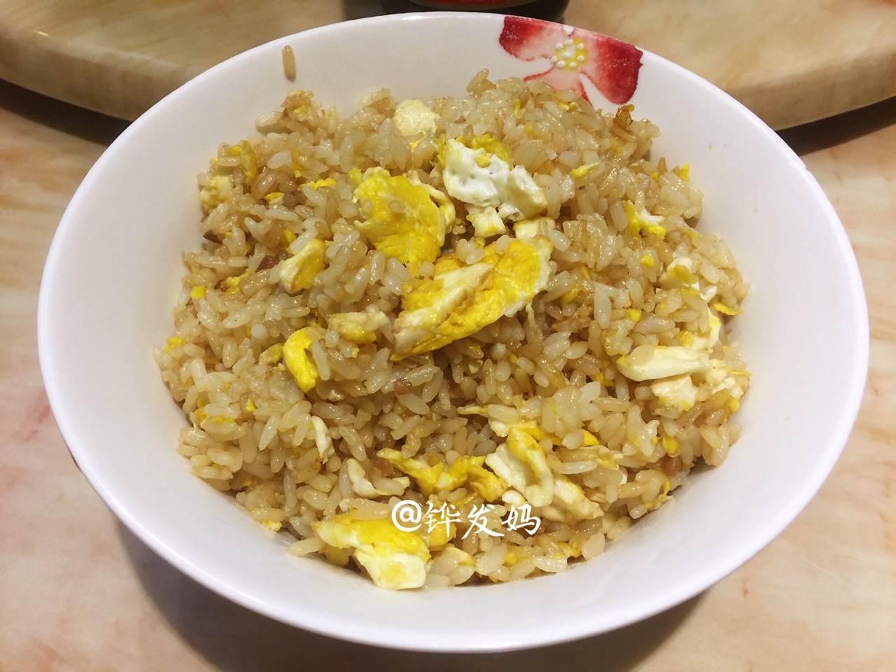 酱油蛋炒饭