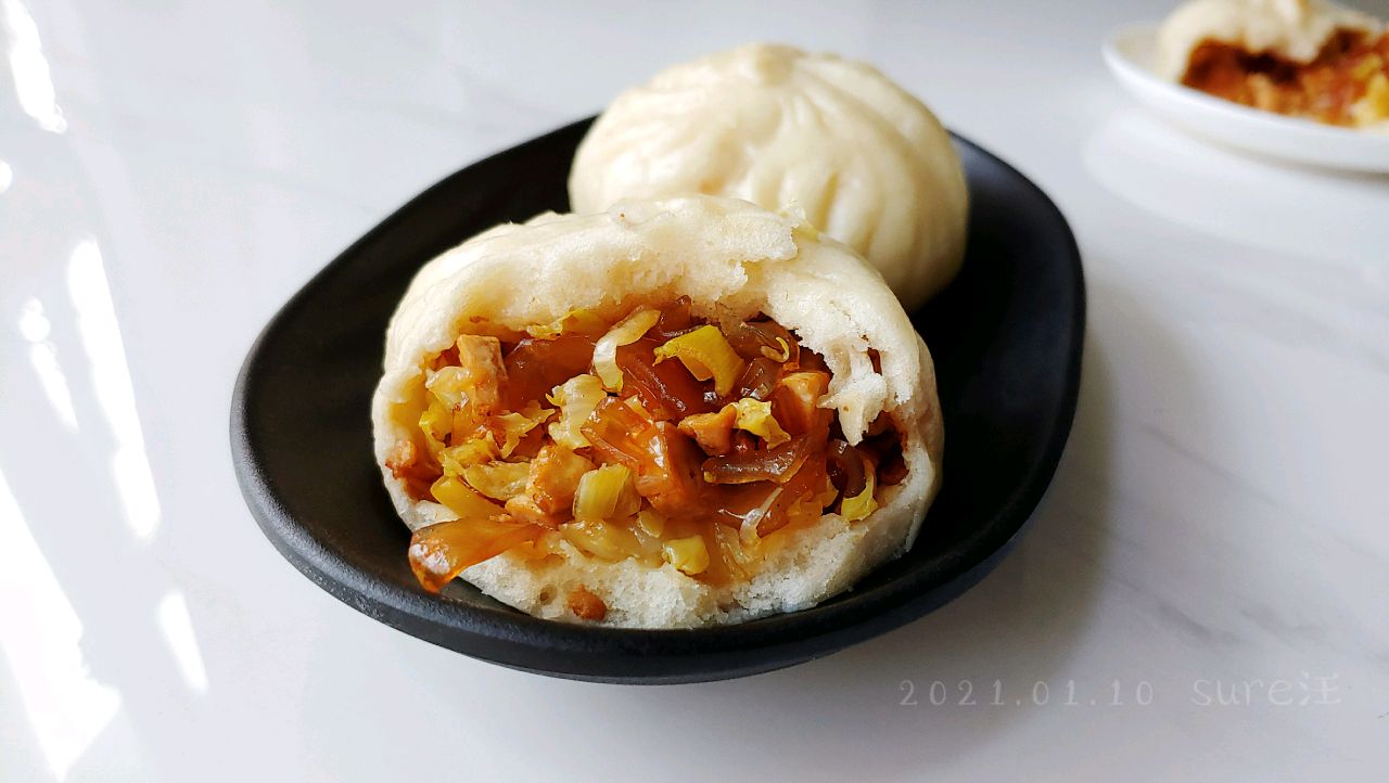 酱油豆腐粉菜包