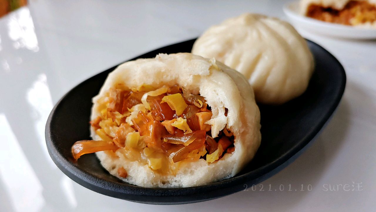 酱油豆腐粉菜包