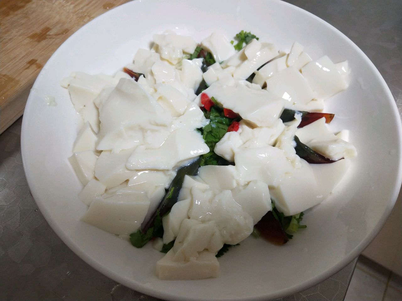 搅拌肉酯豆腐