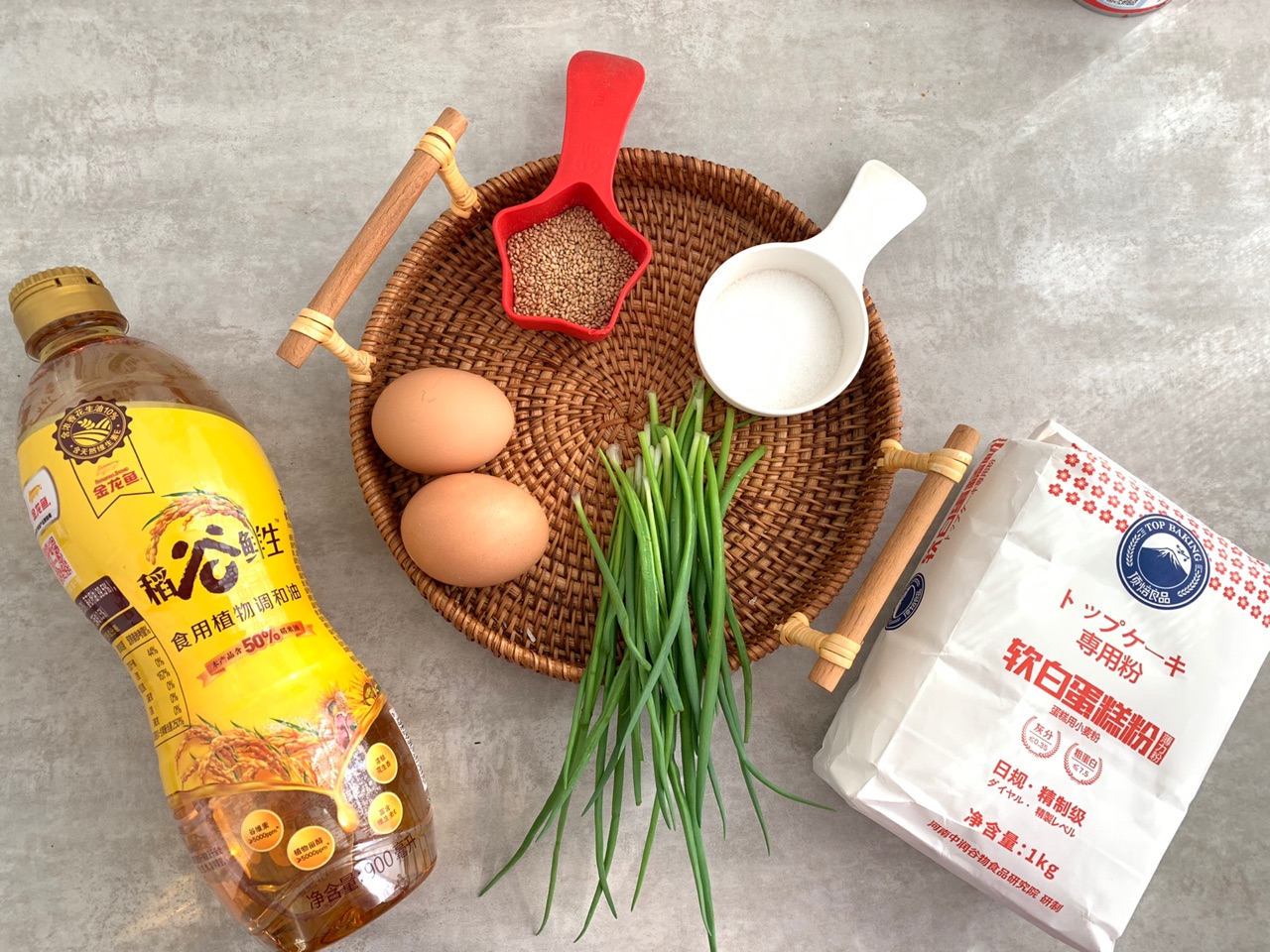 搅搅拌拌就成功‼️香葱薄脆饼干