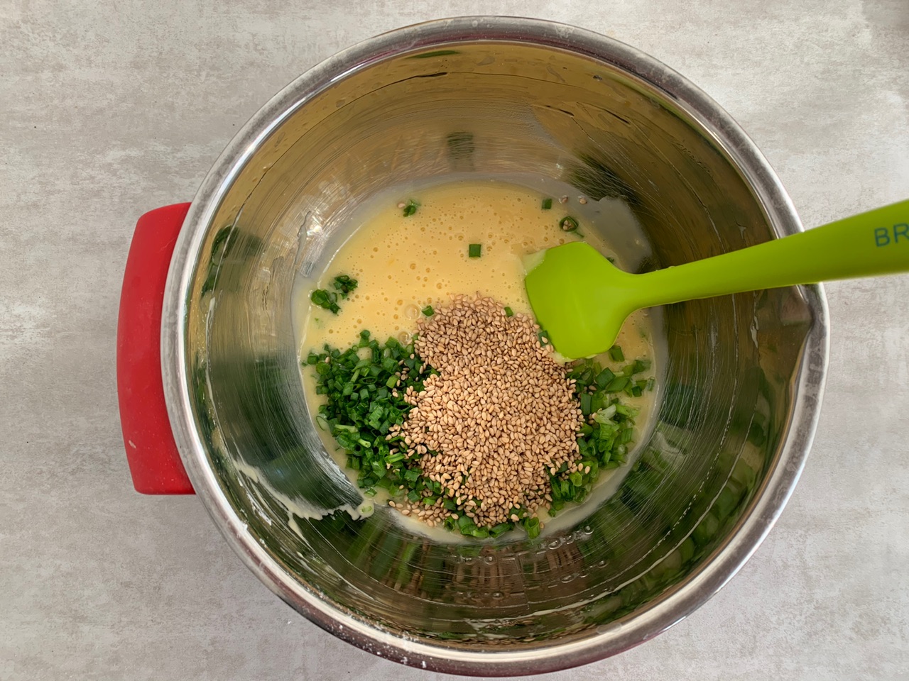 搅搅拌拌就成功‼️香葱薄脆饼干