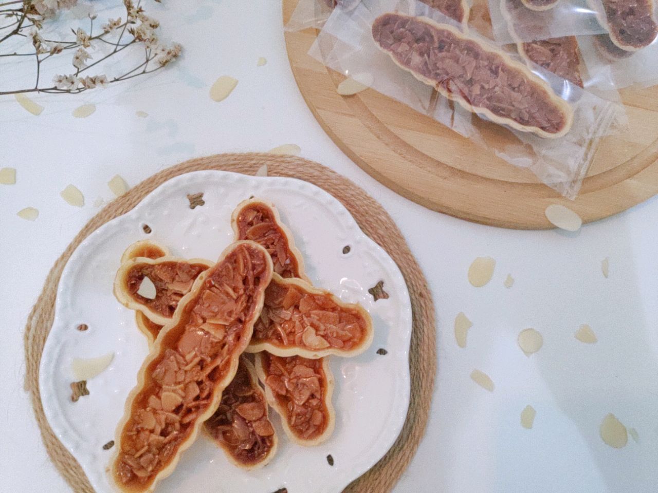 焦糖杏仁糯米船（新年零食）