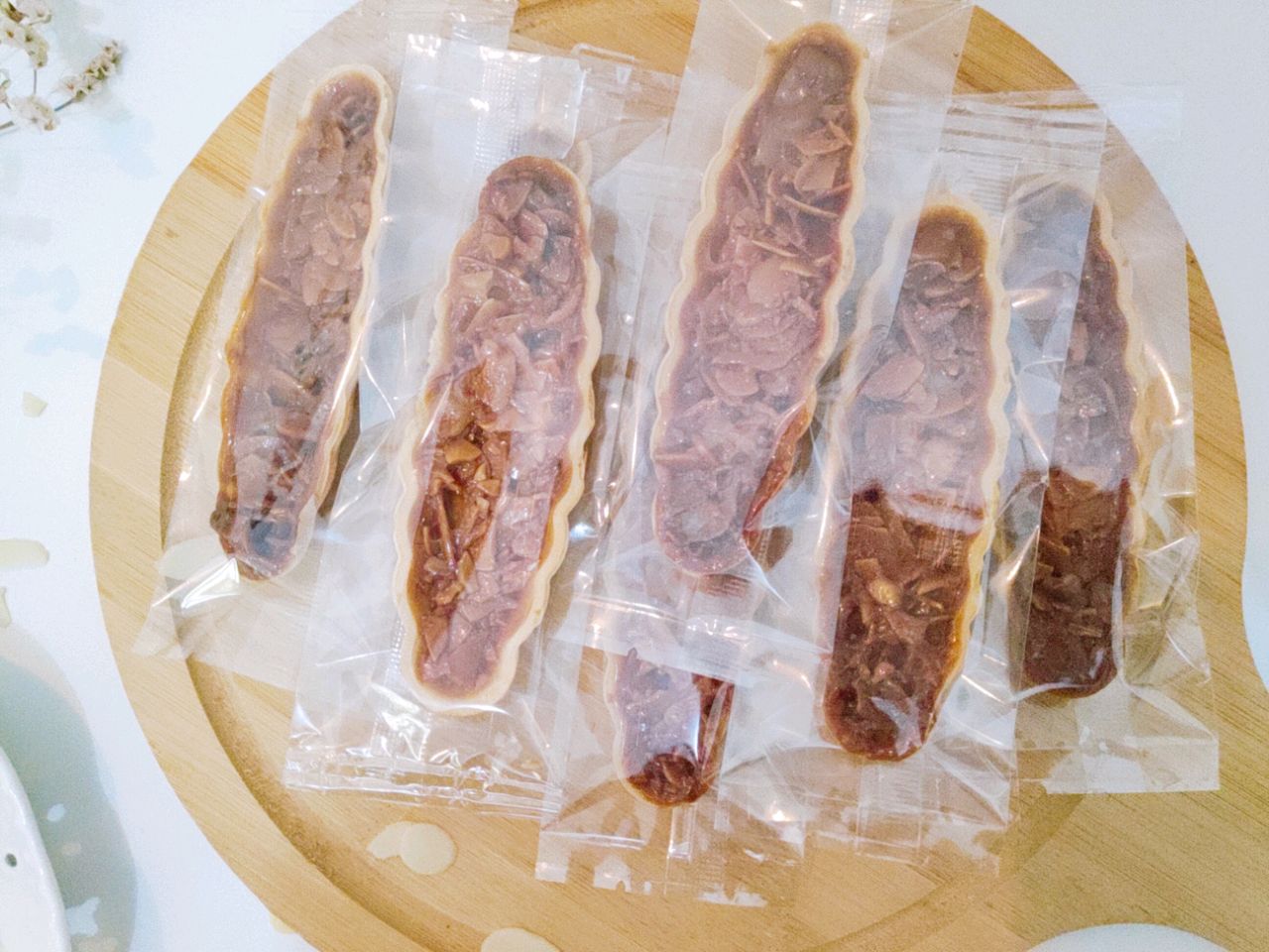 焦糖杏仁糯米船（新年零食）
