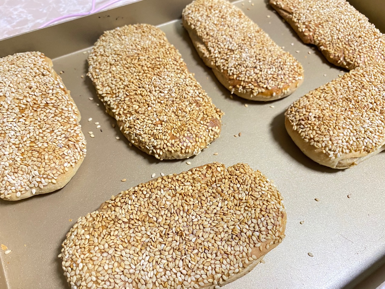 椒盐麻酱烧饼