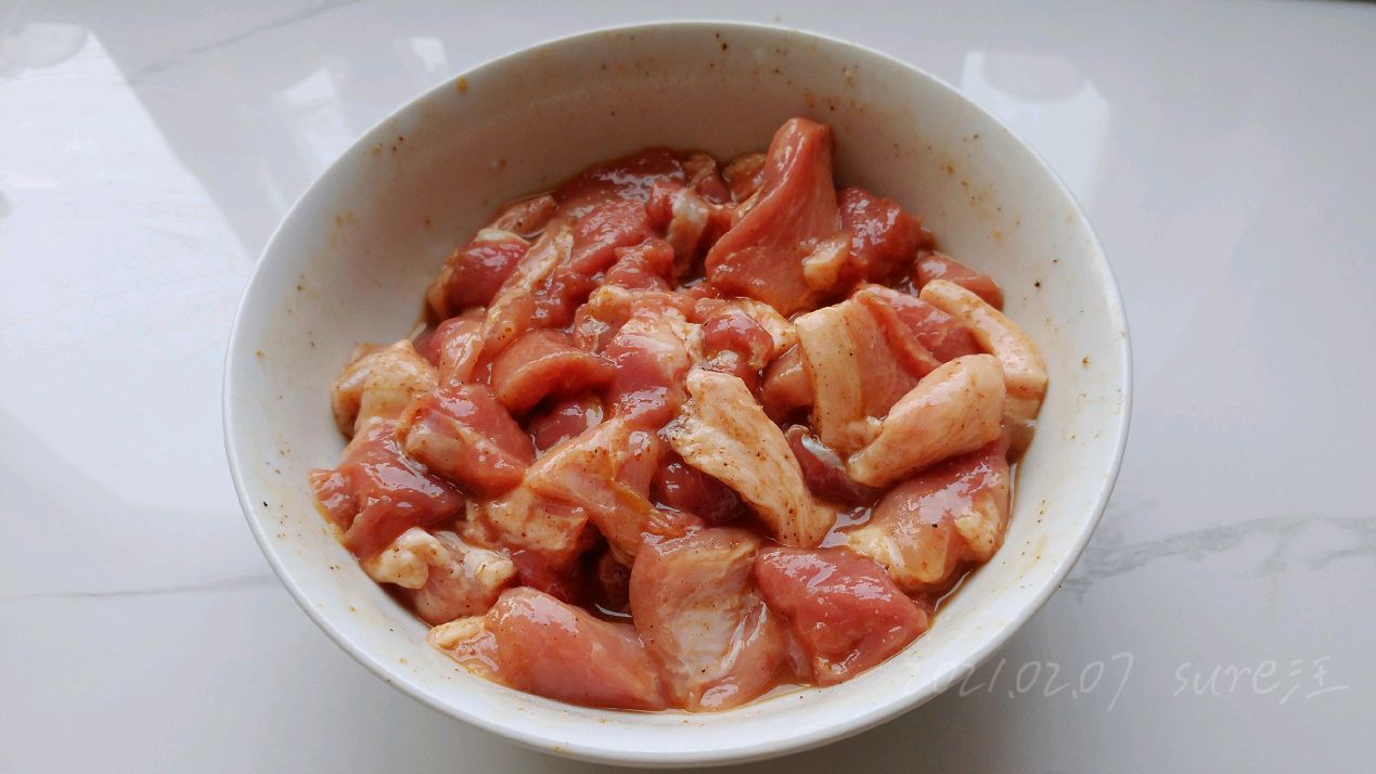 椒盐薯粉炸酥肉