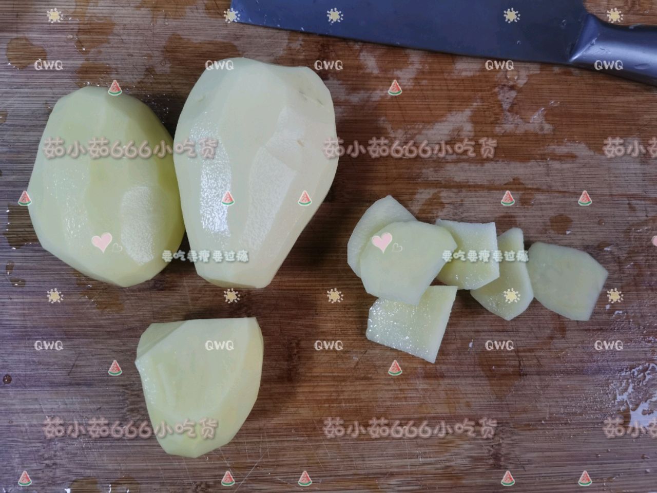 椒盐孜然土豆块