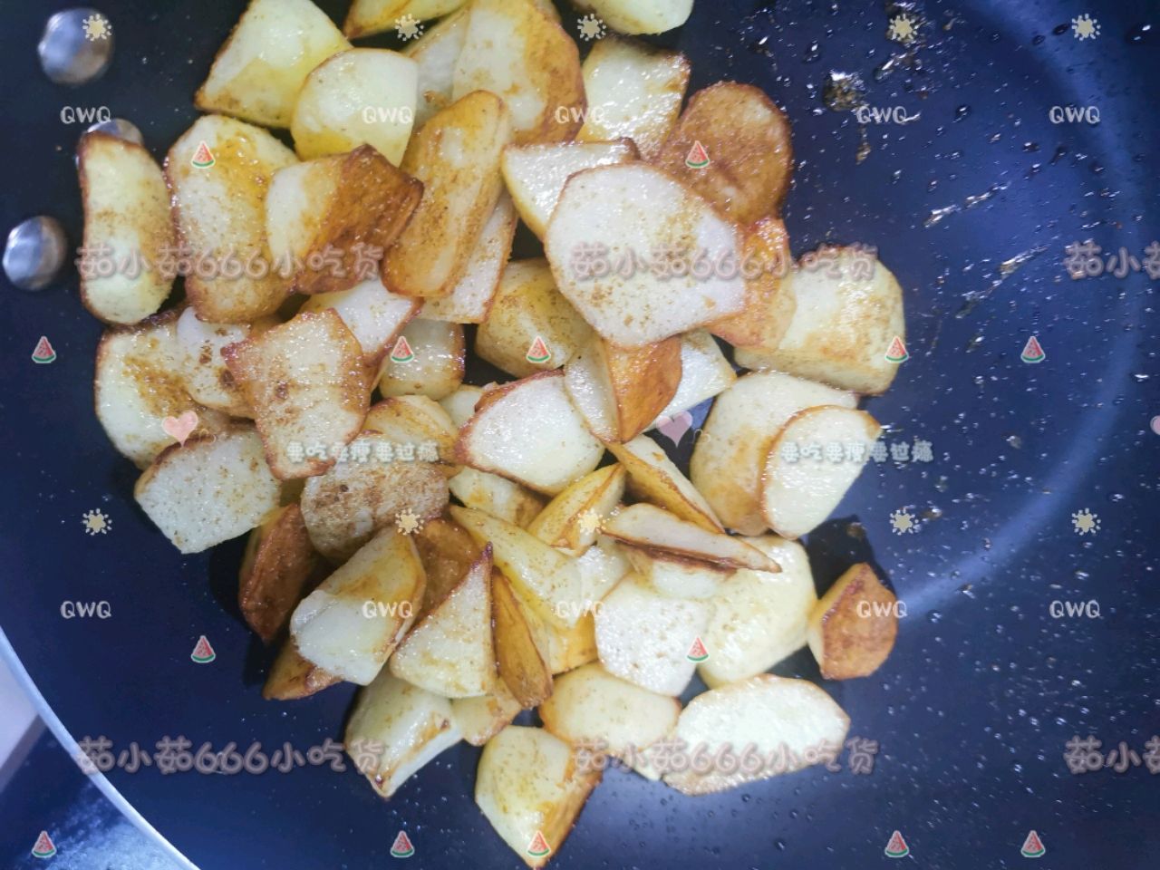 椒盐孜然土豆块
