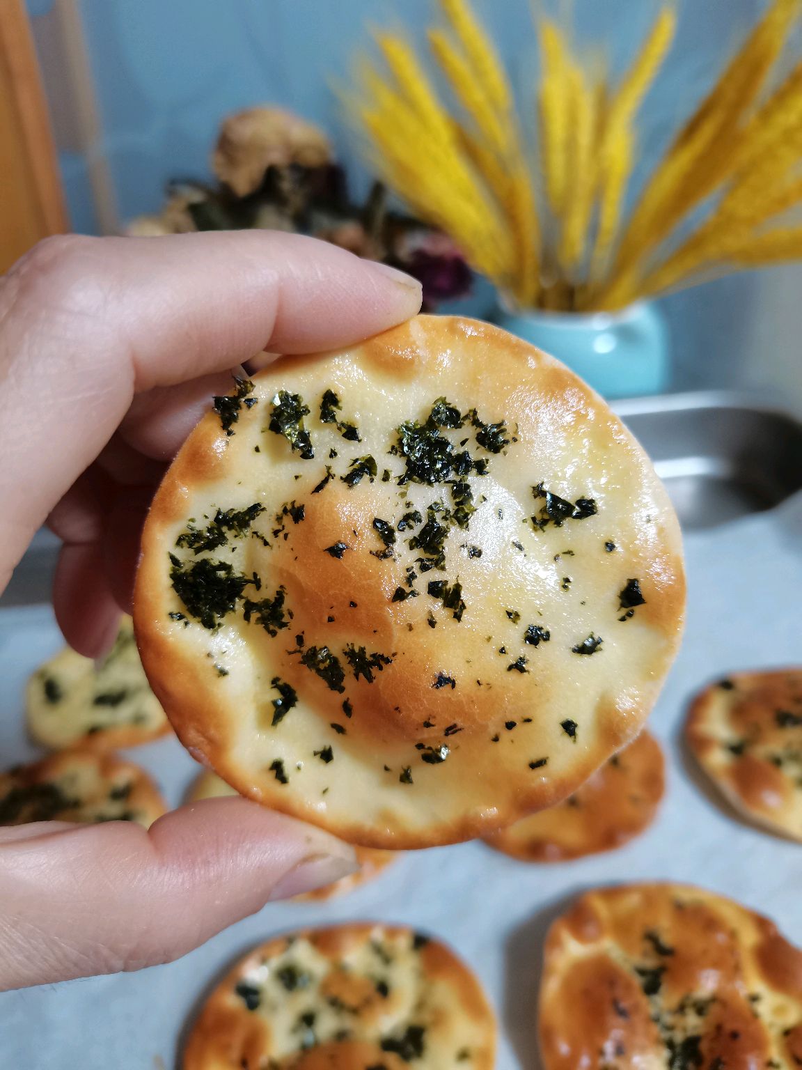饺子皮版海苔薄脆