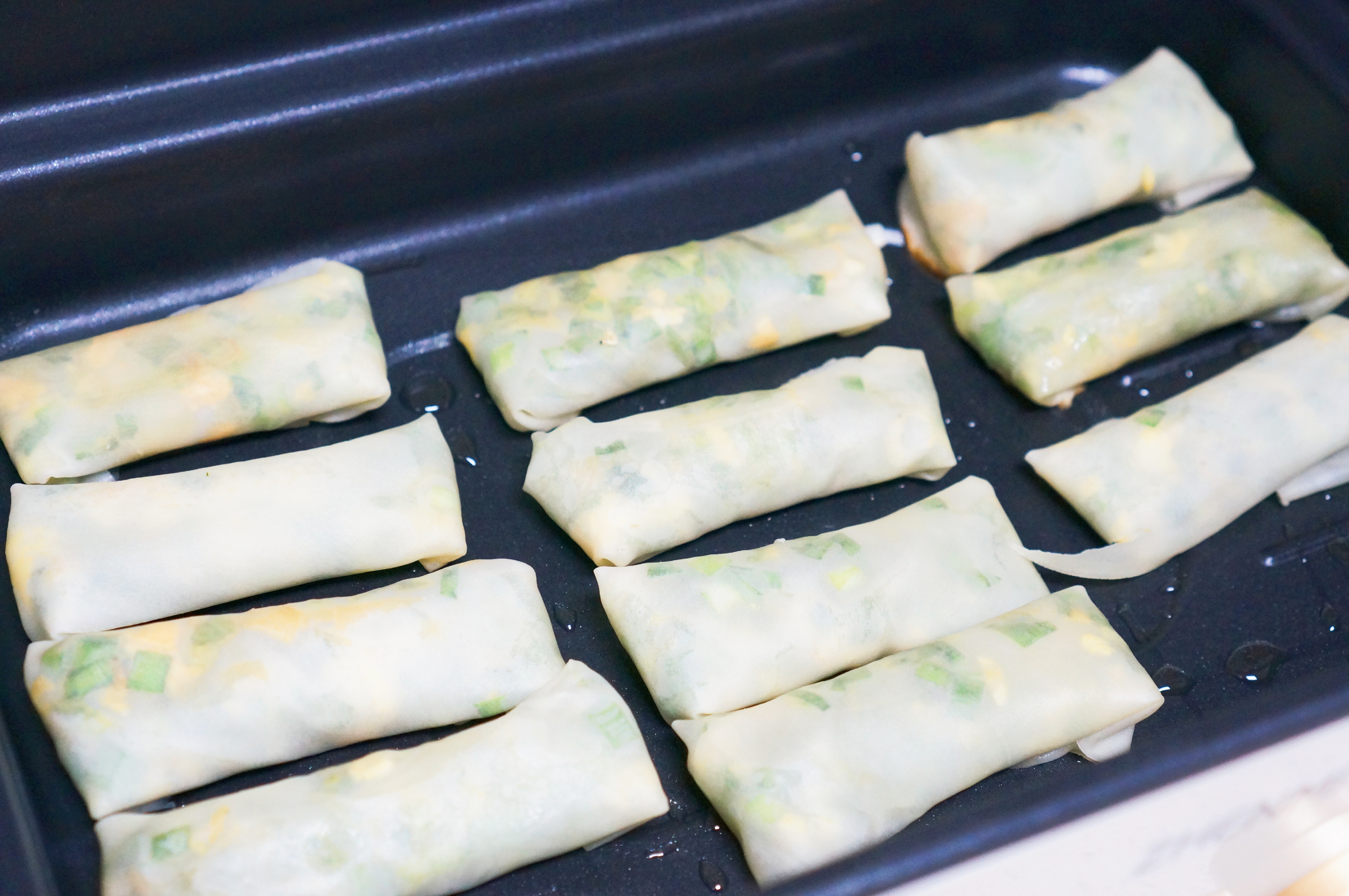 饺子皮版韭菜鸡蛋馅饼