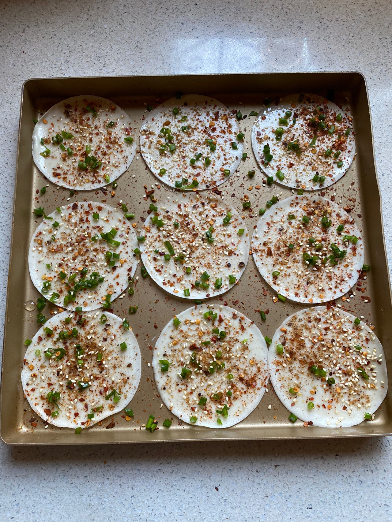 饺子皮脆饼