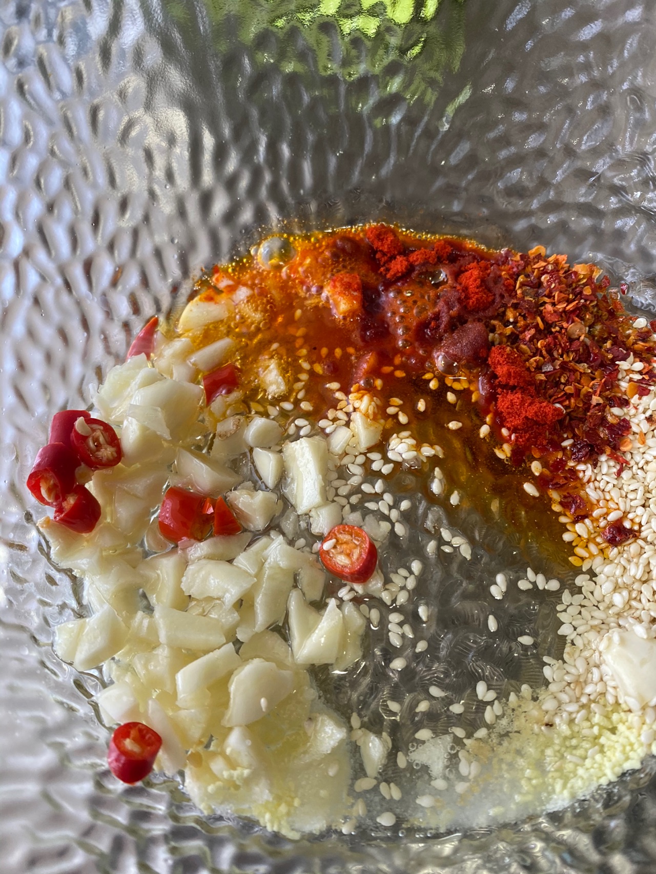 饺子皮油泼面