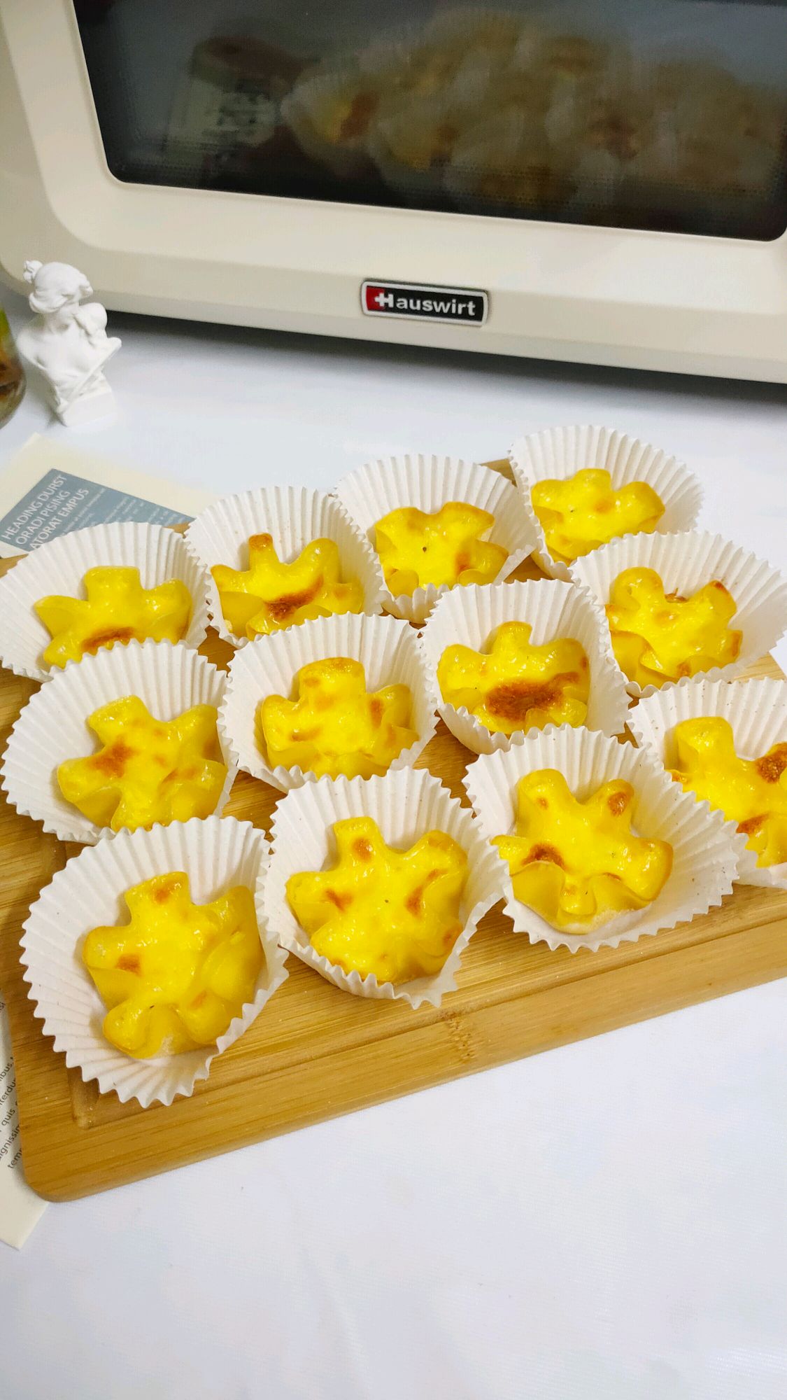 饺子皮芝士蛋挞 | 焦斑美美哒