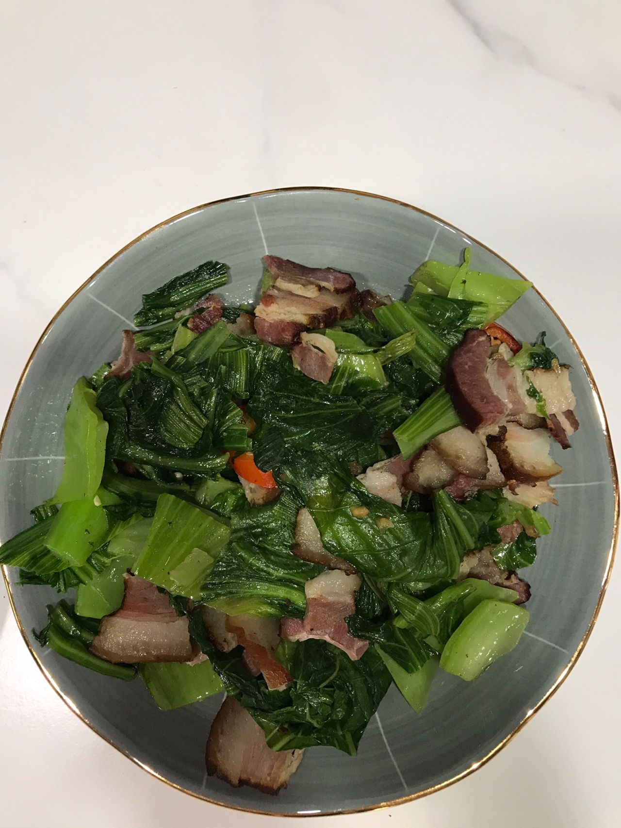 芥菜炒腊肉