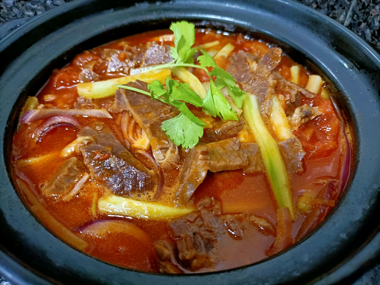 解乏解馋之牛肉番茄煲