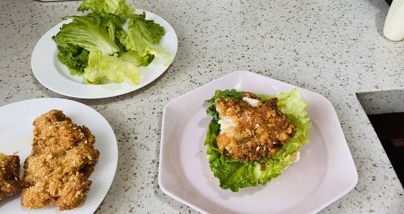 劲脆鸡腿汉堡