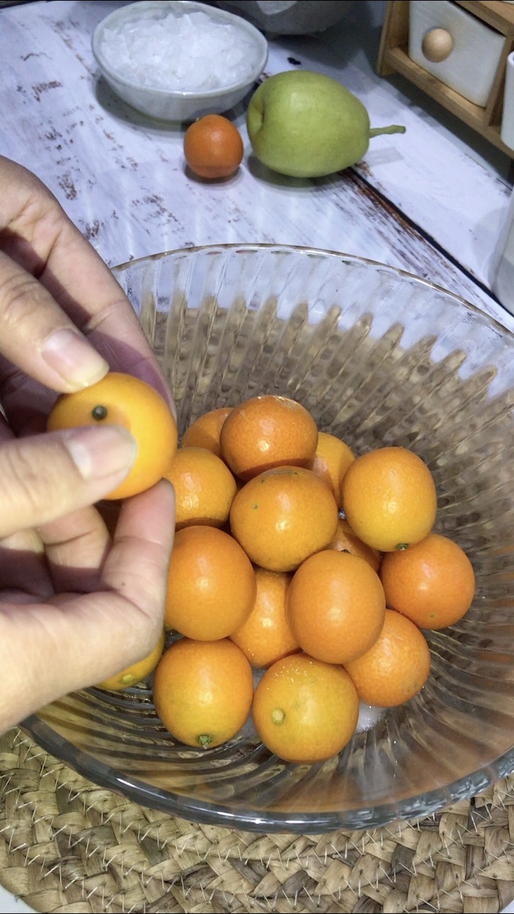 金桔雪梨蜜饯