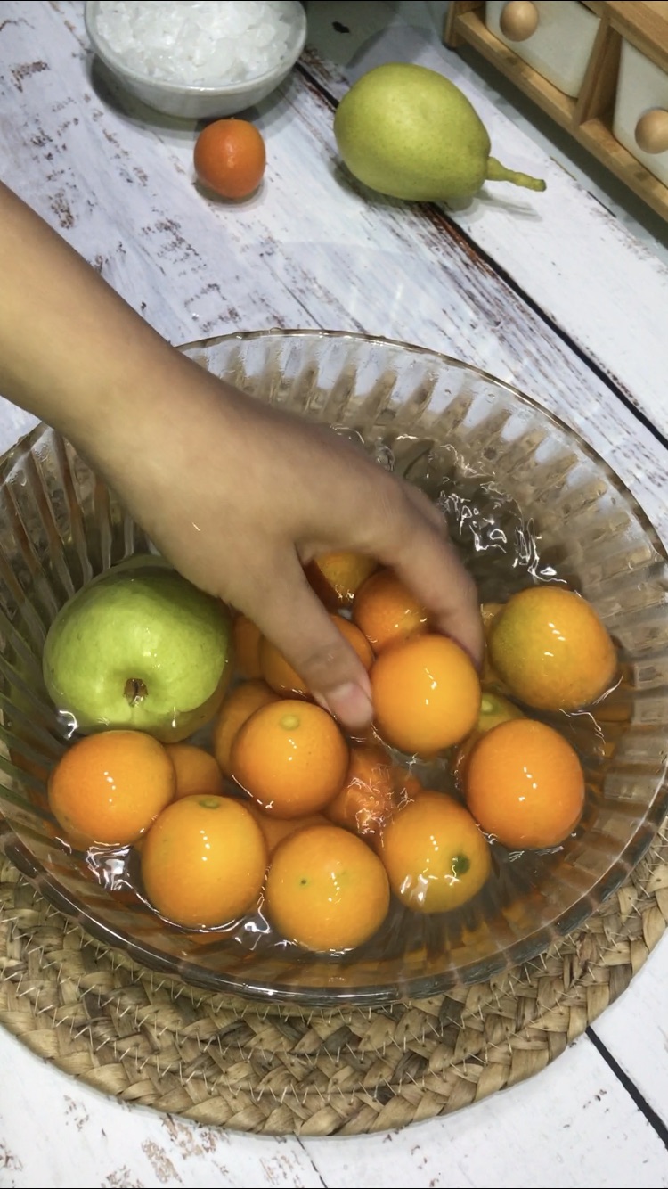 金桔雪梨蜜饯