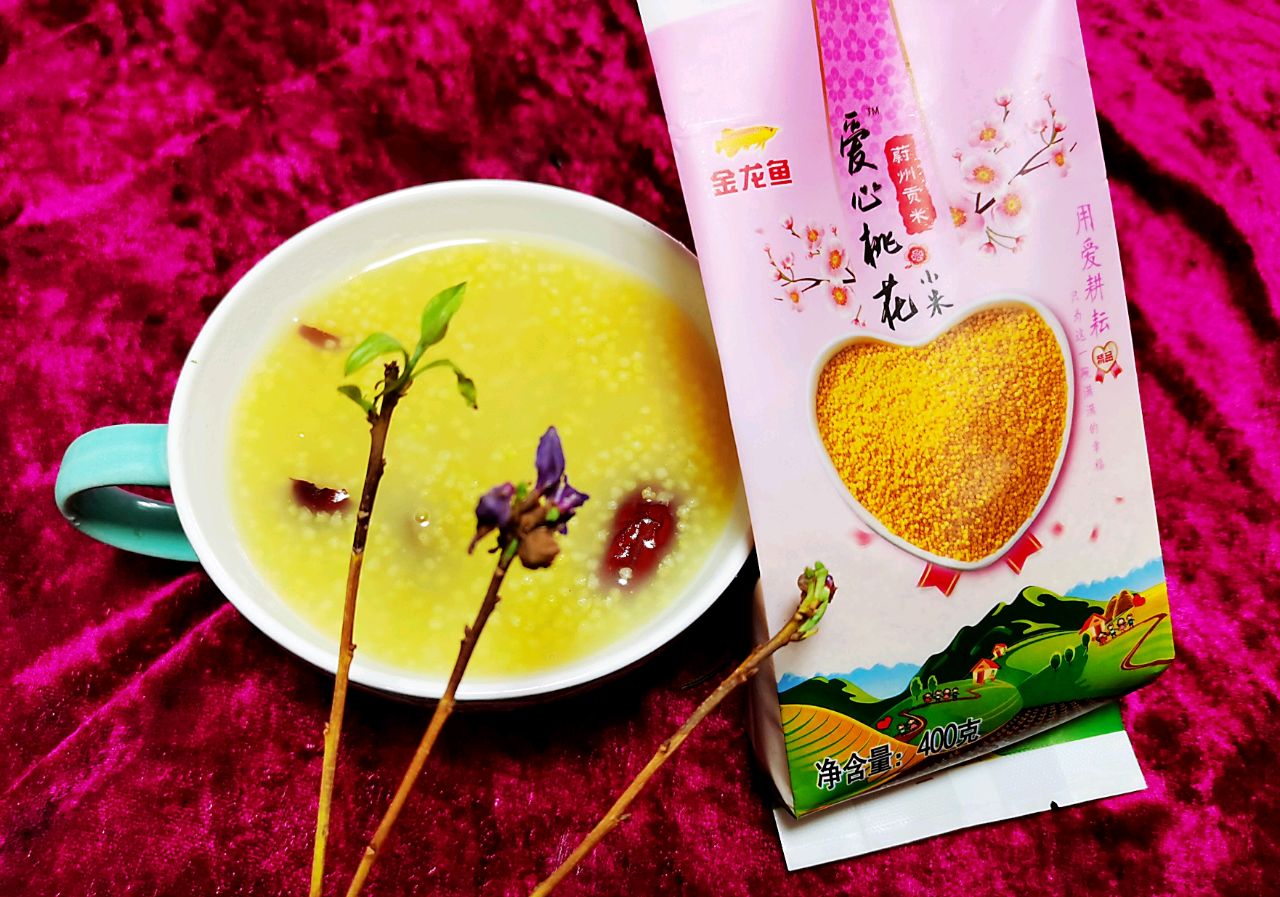 金龙鱼爱心桃花气血双补小米粥