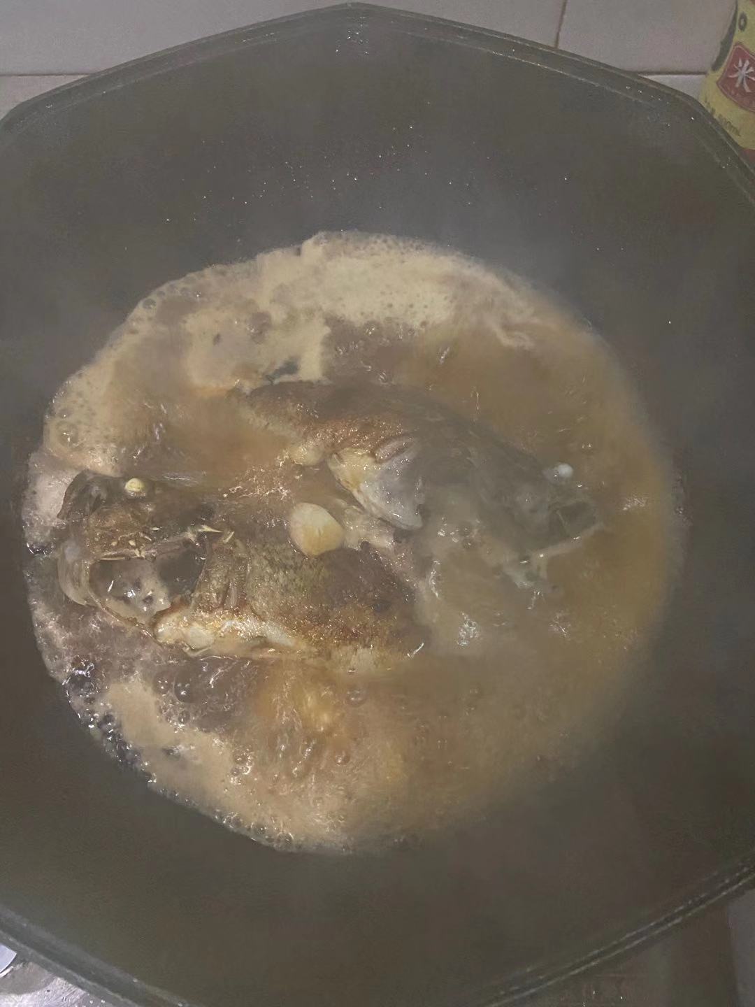 金龙鱼橄榄油之红烧海鲫鱼