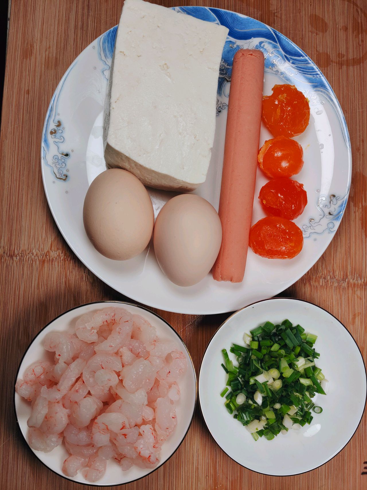 金沙虾仁蒸蛋