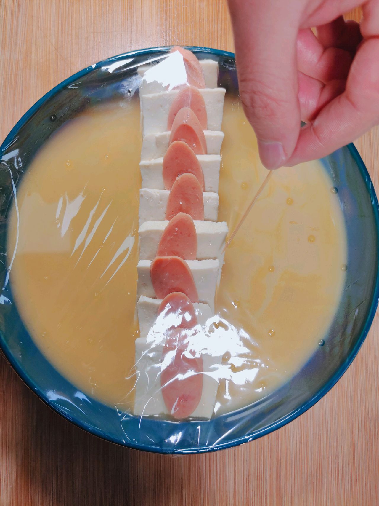 金沙虾仁蒸蛋