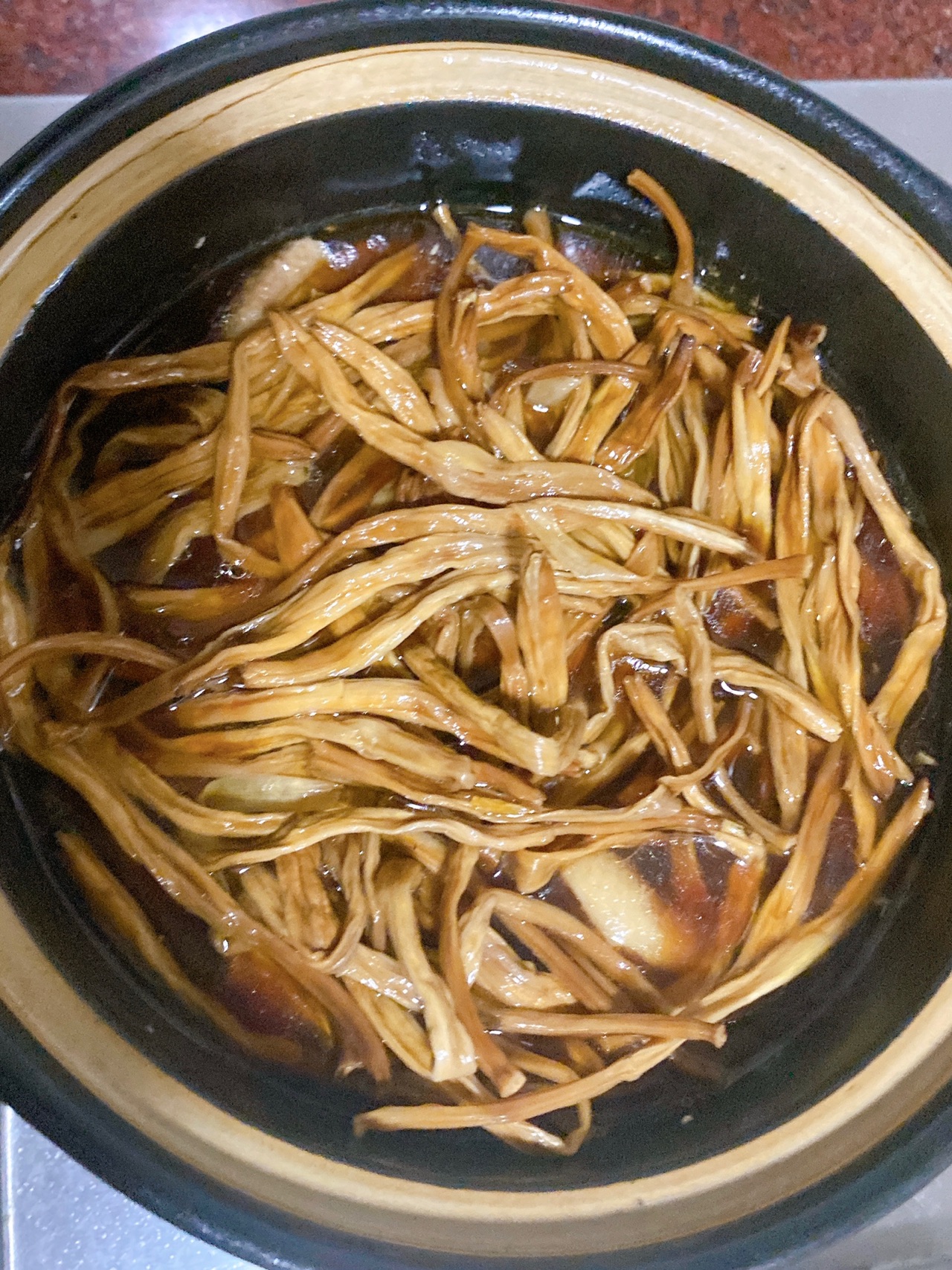 金针菜焖鸭