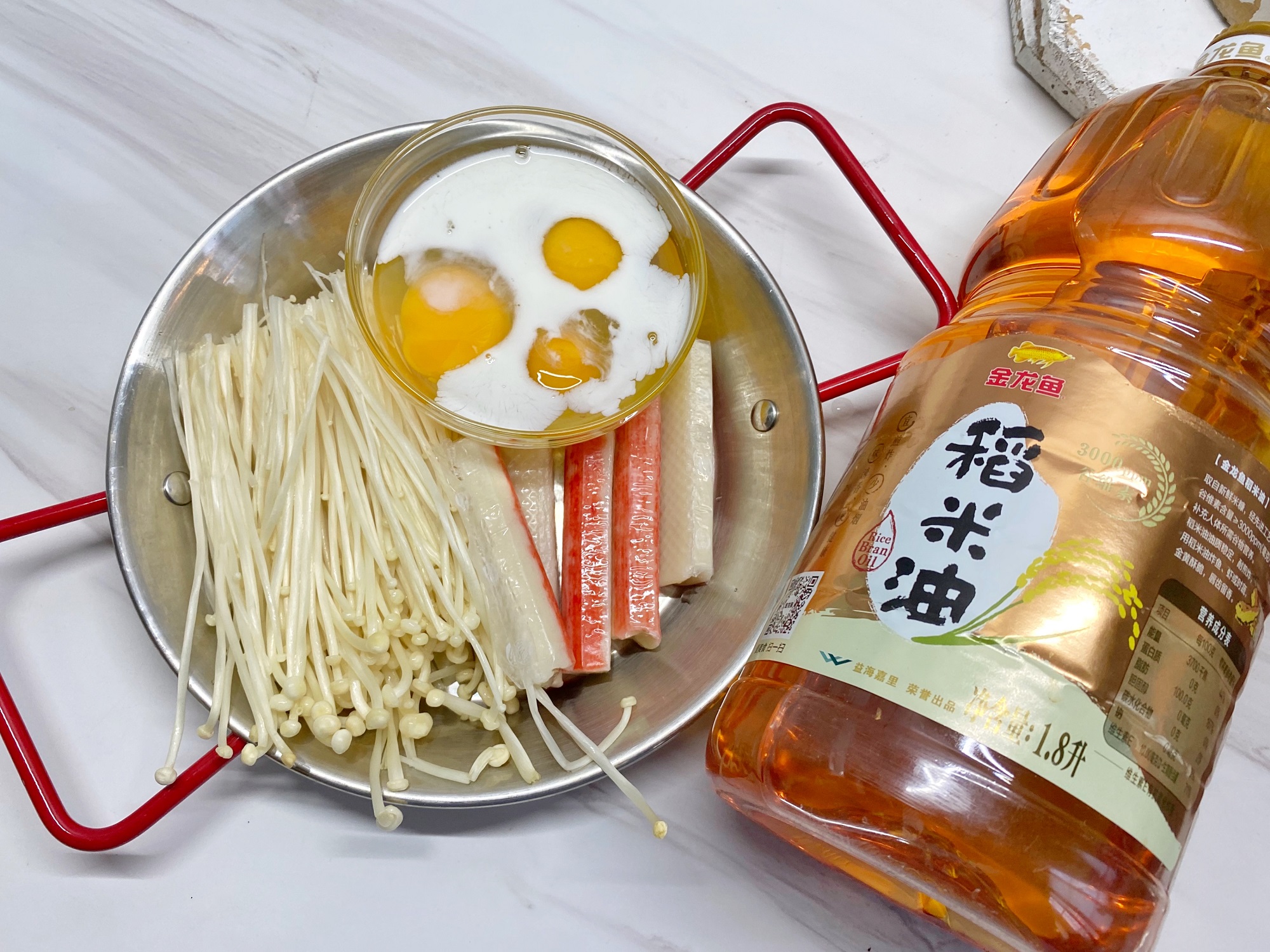 金针菇炒蛋