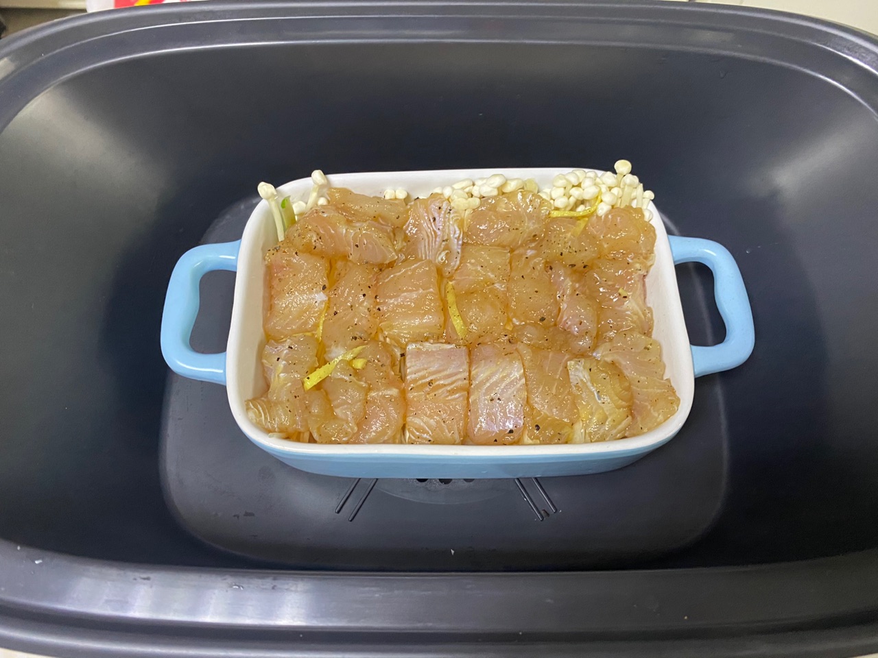 金针菇龙利鱼