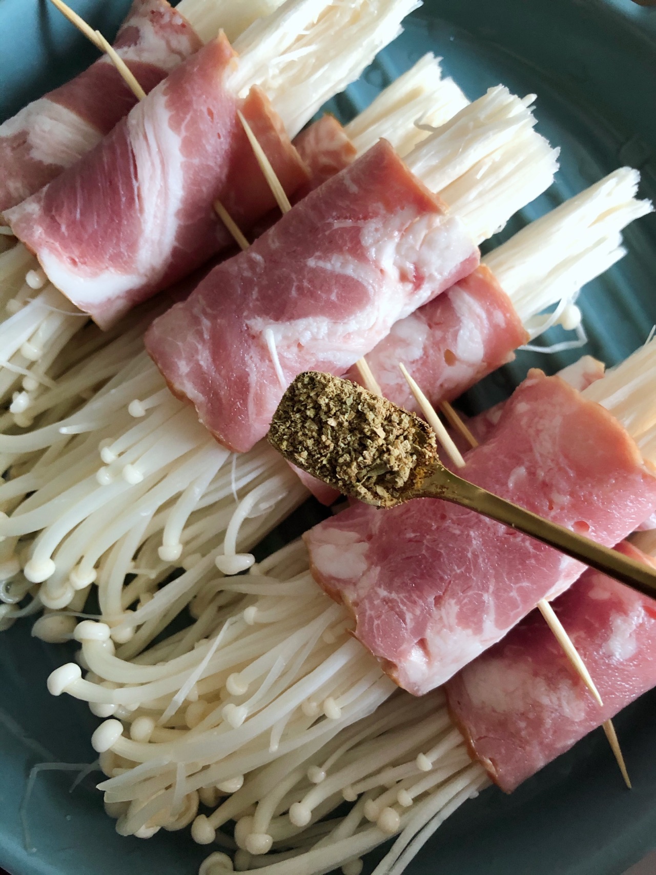 金针菇培根卷