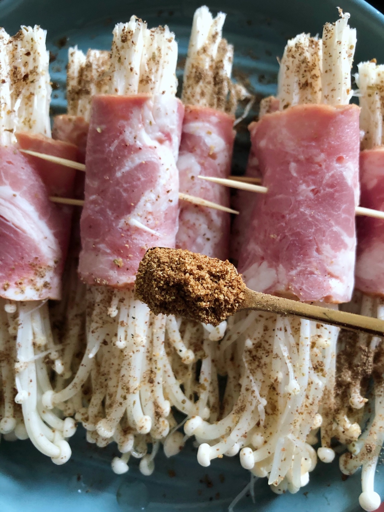 金针菇培根卷