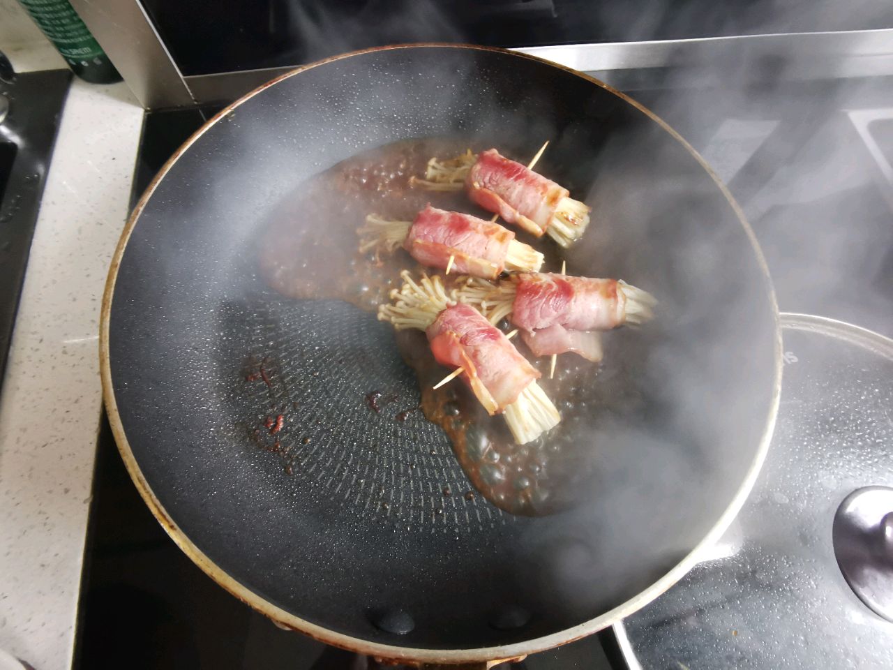 金针菇培根卷