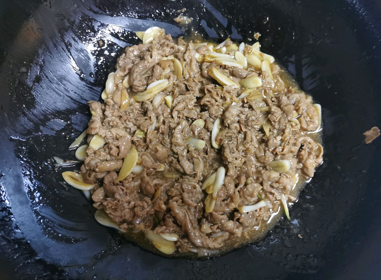 经典鲁菜之蒜爆羊肉