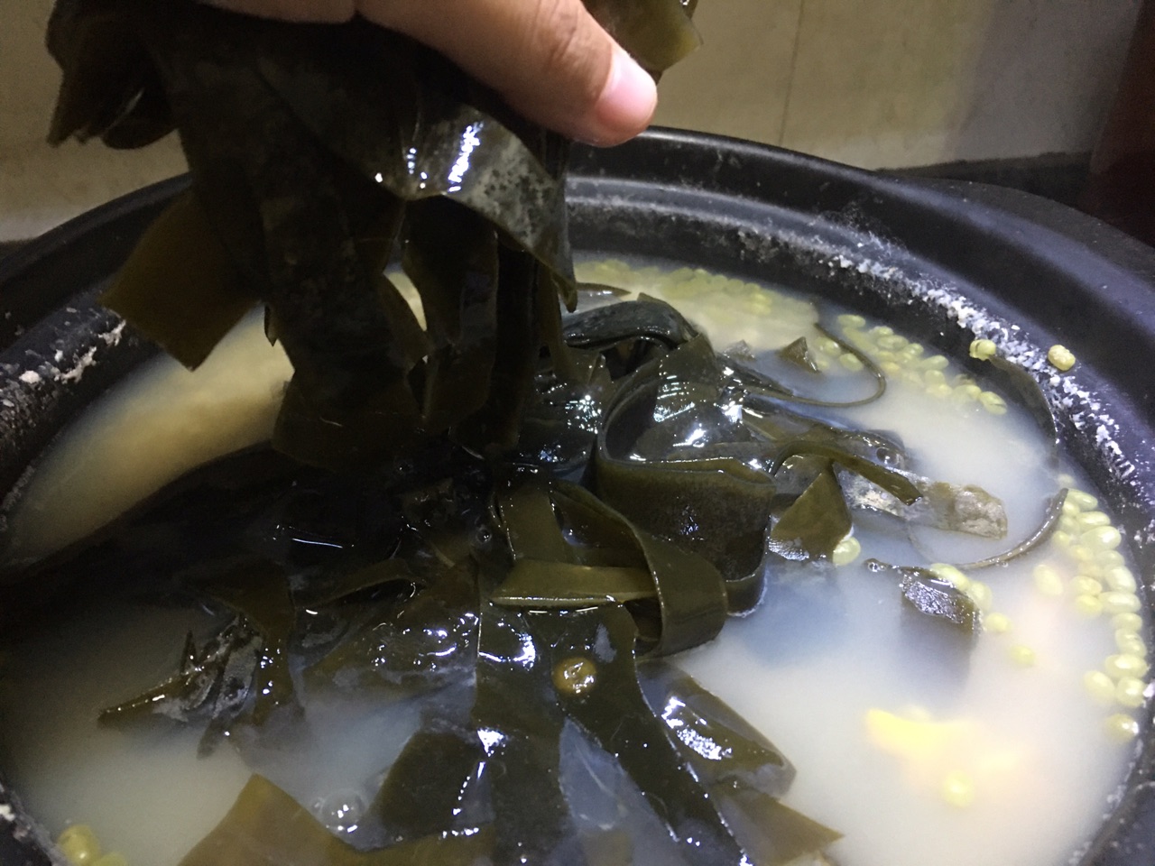 经典绿豆海带糖水