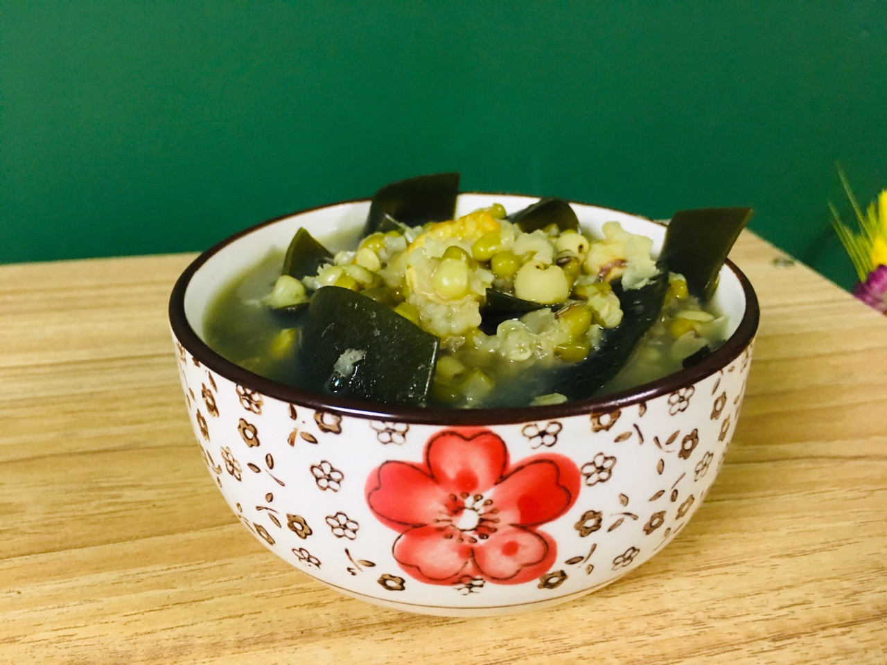 经典绿豆海带糖水