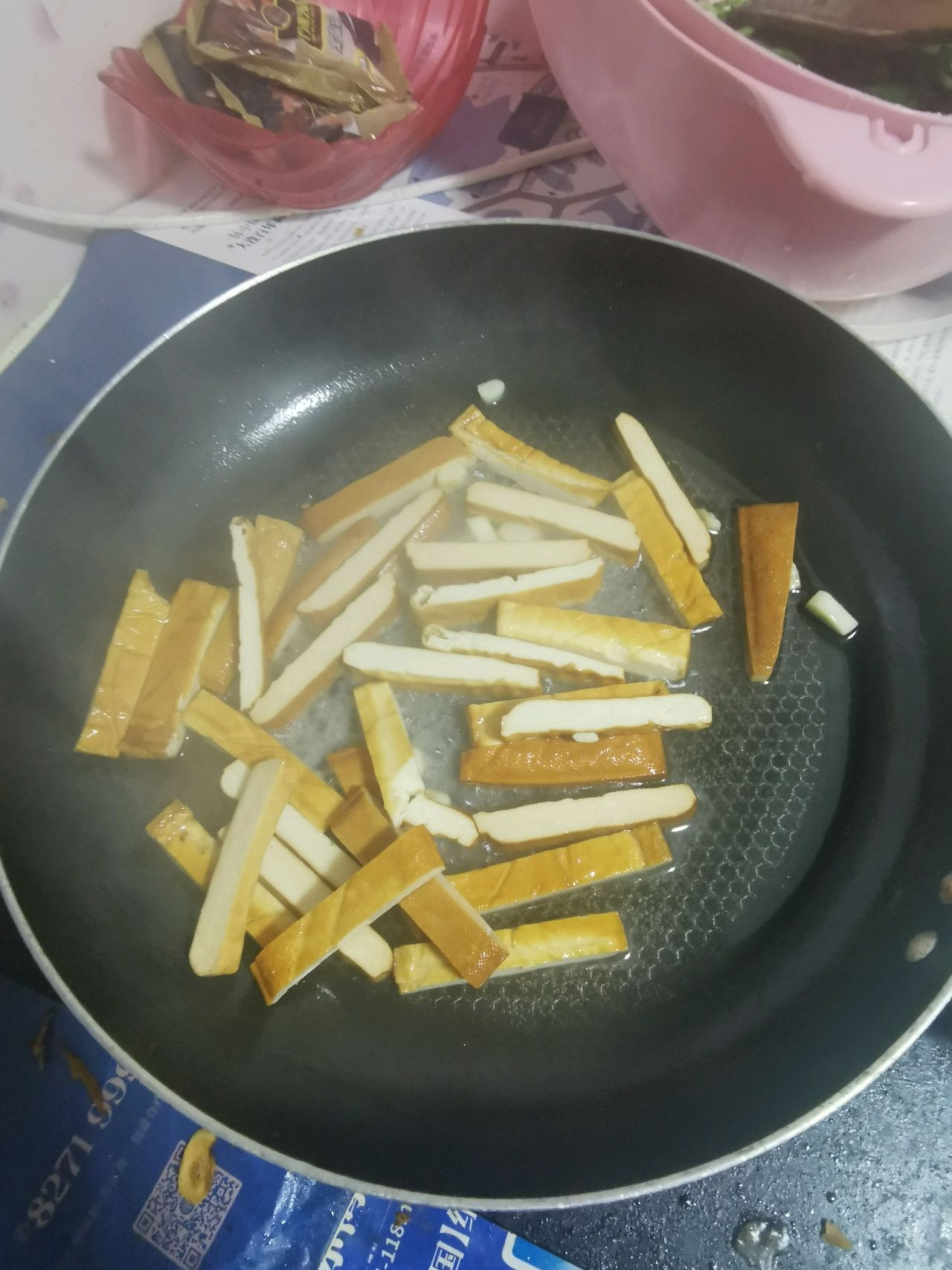 韭菜炒豆干