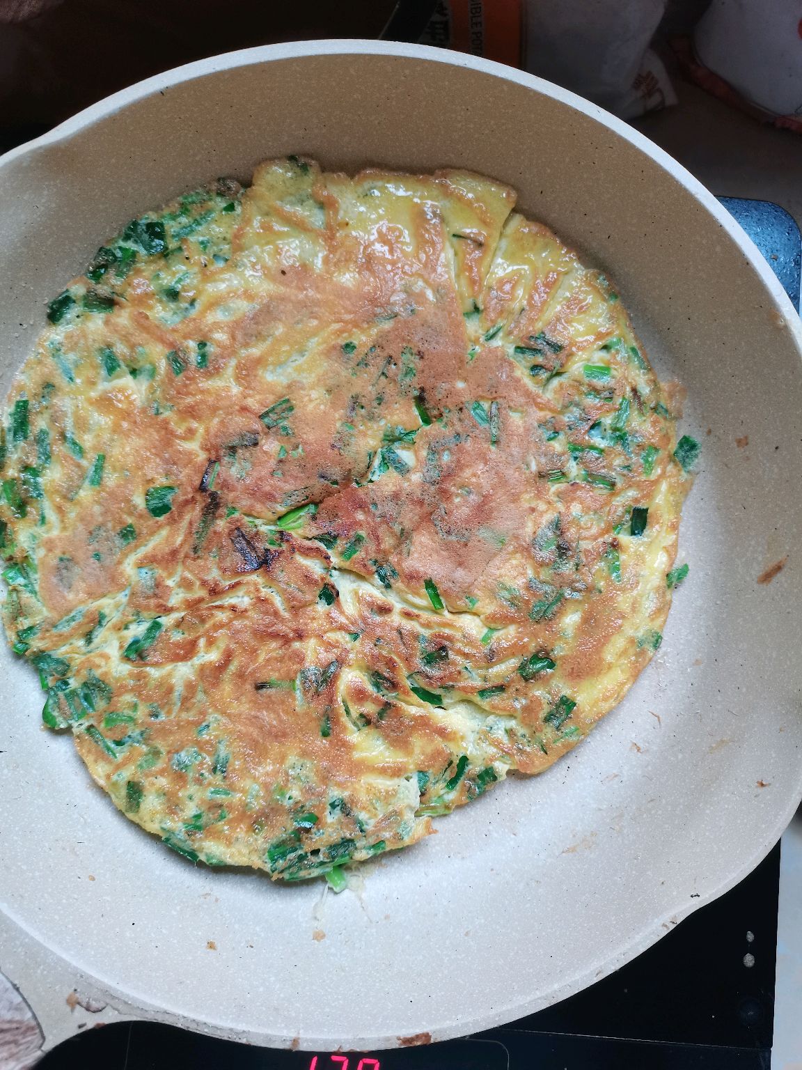 韭菜鸡蛋饼