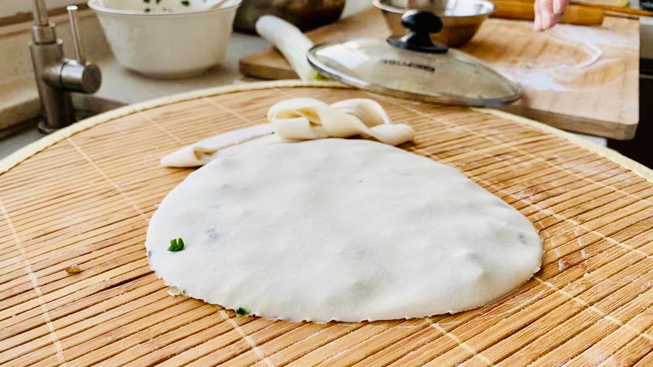 韭菜鸡蛋菜饼